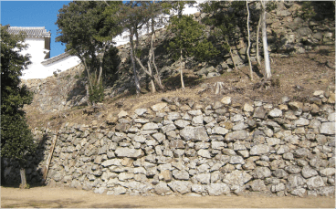 野面积（堆砌石墙）